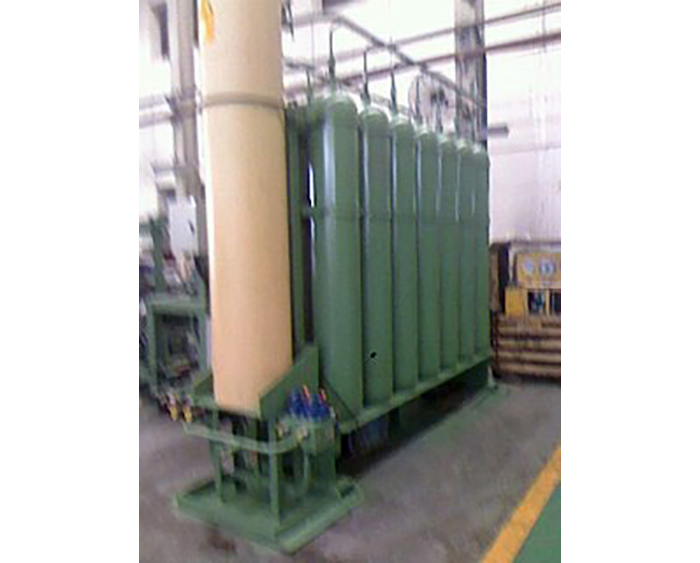 Vertical mill pressurization station